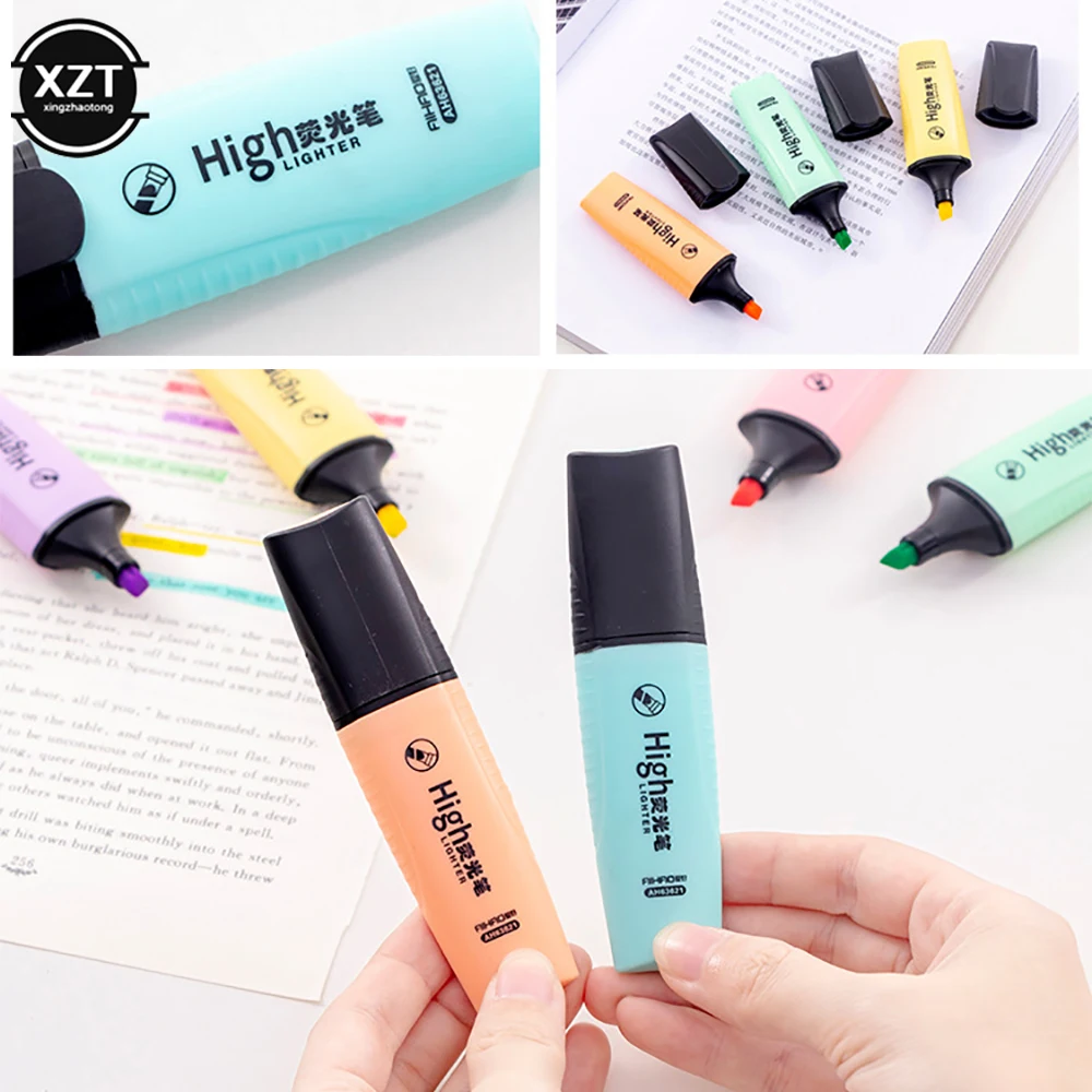 1 шт. цветной Хайлайтер для корейского творчества письма 5 цветов милый