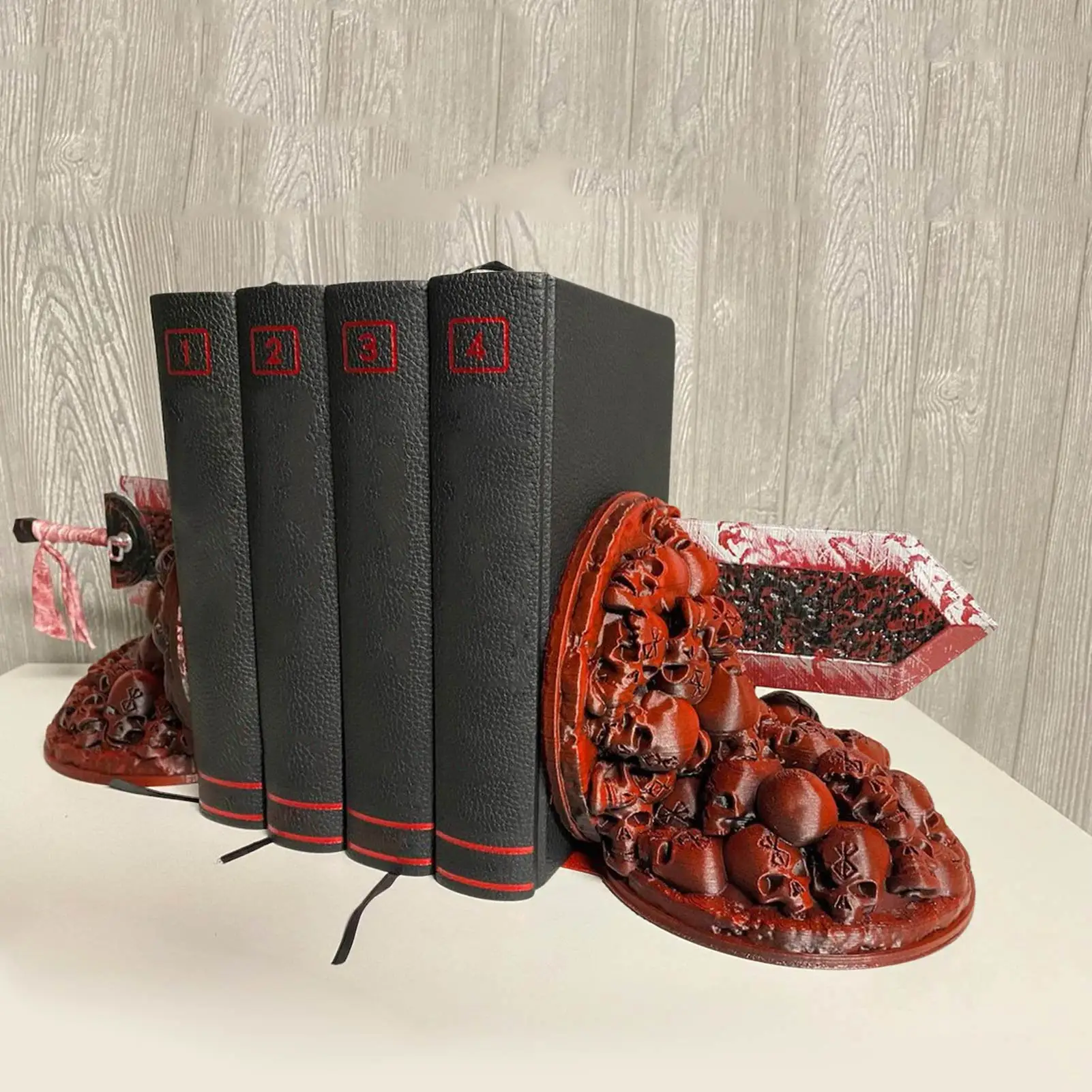 Гигантская резная каменная статуя Bookend Force деревенская Нескользящая полимерная