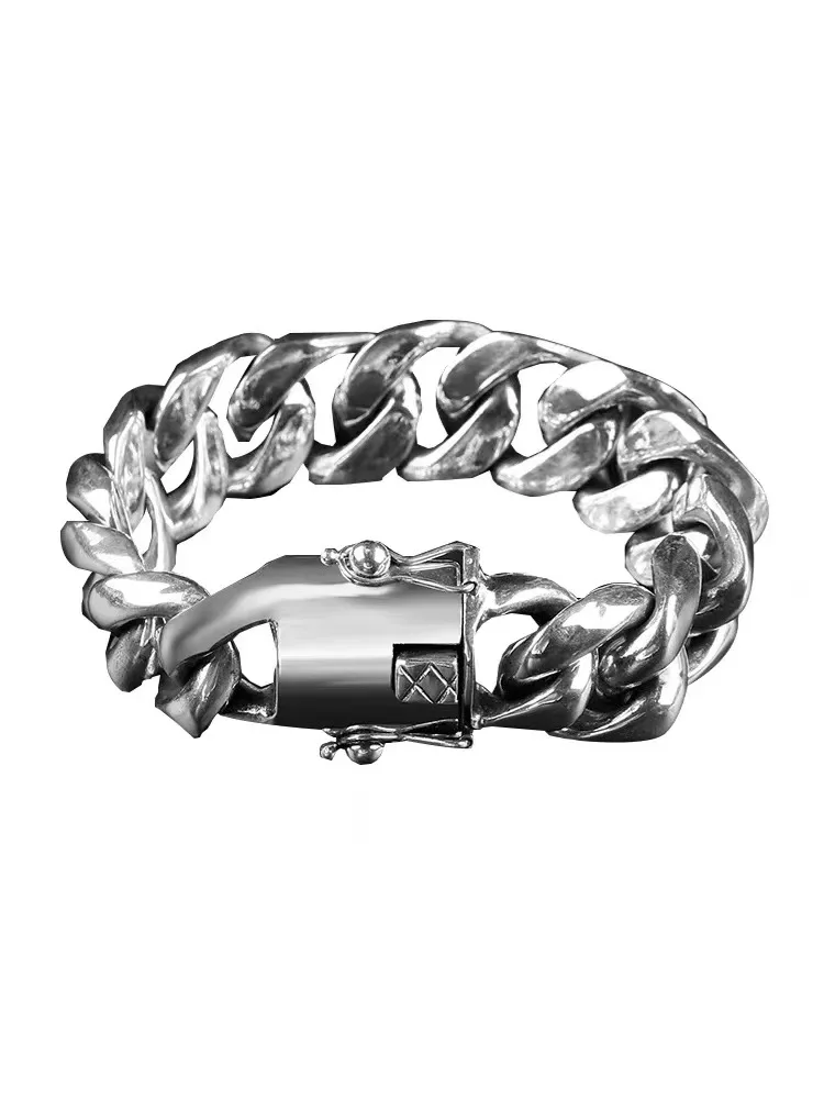 Новый стильный мужской модный браслет NY преобладающий в стиле ретро толстый