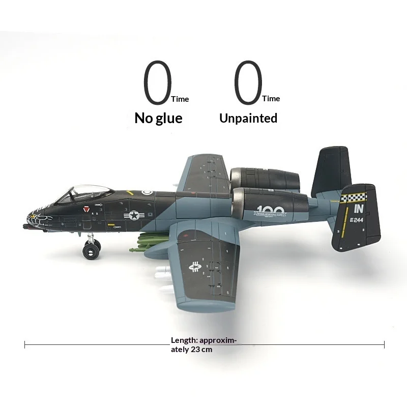 Фото Xujia 1/72 Американский самолет A-10 Thunderbolt II для ближней воздушной поддержки, предварительно окрашенный, безклеевой, сборный, военный конструктор №3