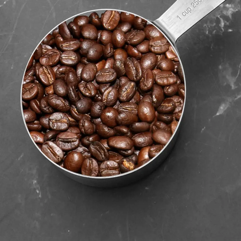 

11Pcs/Set Popular Daily Use Metal Coffee Measuring Spoons Kit Clear Scale Measuring Scoops Lustrous Restaurant Supplies