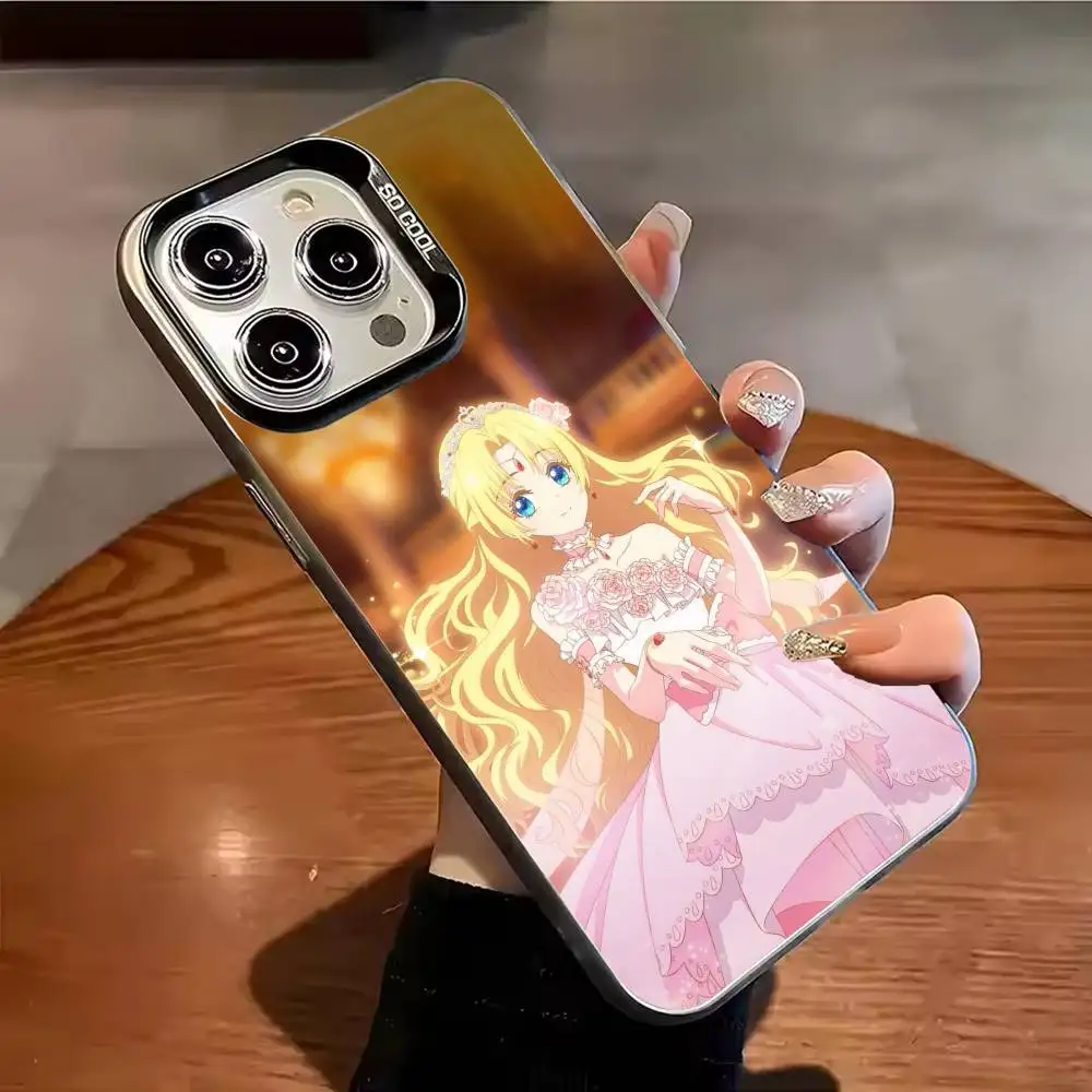 Чехол для телефона Manhwa W-Who Made Me a P-Princess для iPhone 17 16 15 14 13 12 11 Pro Max Plus, матовый, серебристый, цвета конфет. (art.: 3920dc8b289fc) - 3920dc8b289fc