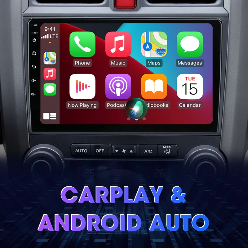 Автомобильная магнитола JMCQ 2 Din Android 11 для Honda CRV CR-V 2006 2007 2008 2009 2010 2011 мультимедийный