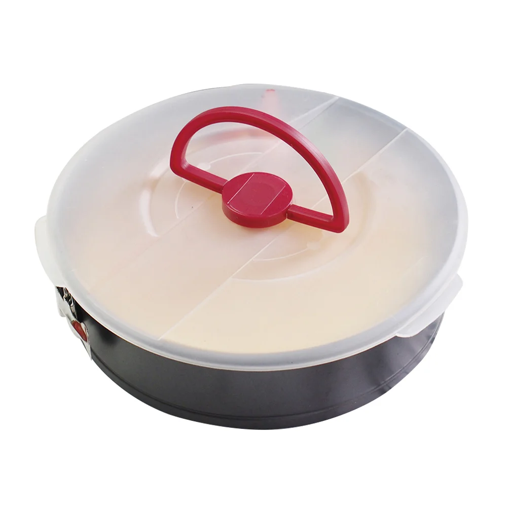 

Cake Pan Baking Round Mold Bakeware Non Trays Tins Metal Bread Tray Interlocking Leakproof Springform Small Lidstick