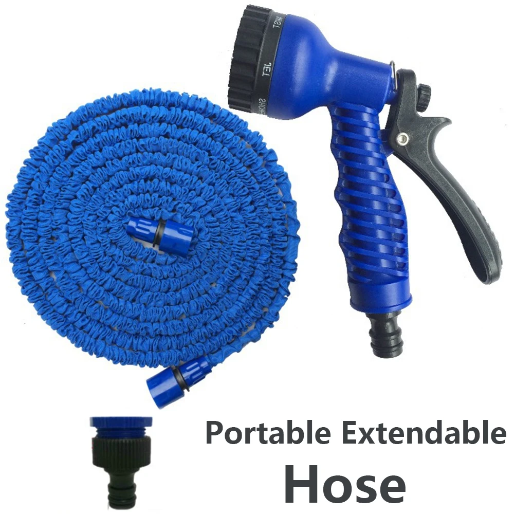 25-150FT Magic Adjustable Water Gun Foam High Pressure Cars Garden Washing Hose Sprayer Garden Hose Pipe Expandable Water Hose