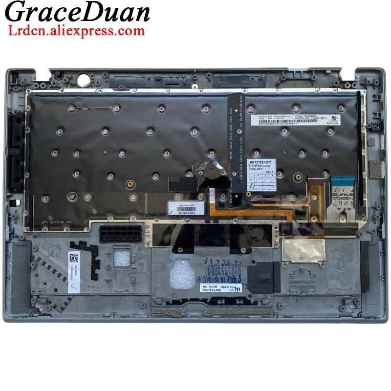 CFR канадский французский серебристый верхний чехол для клавиатуры упор рук Lenovo