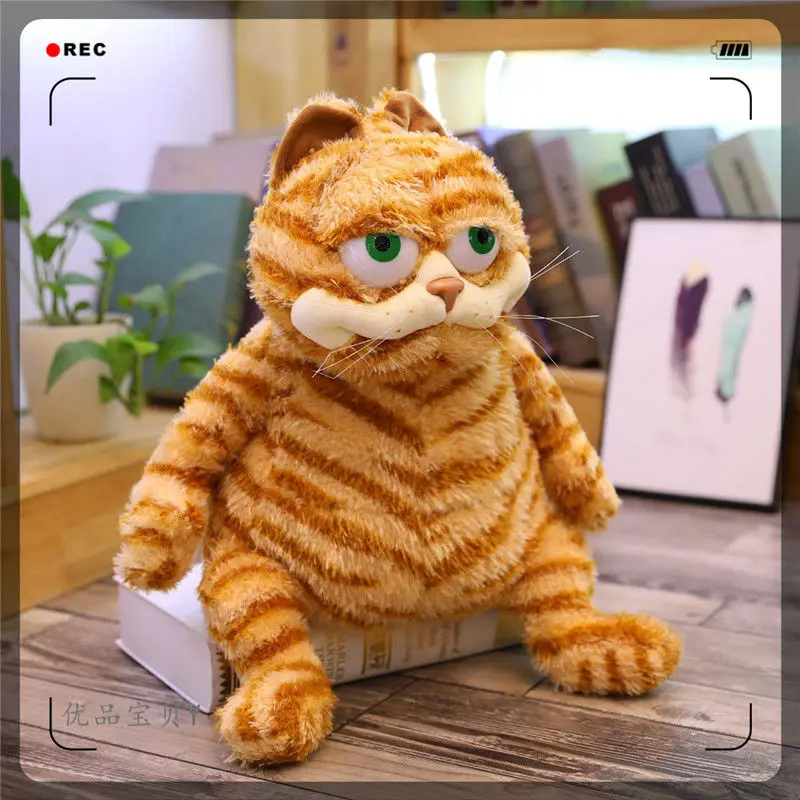 Lovely Fat Cat  Plush Toys Anime Adorkable Tiger Skin Ugly Cat 35cm Stuffed Animals Doll Kids Present Velantine Gifts For Couple