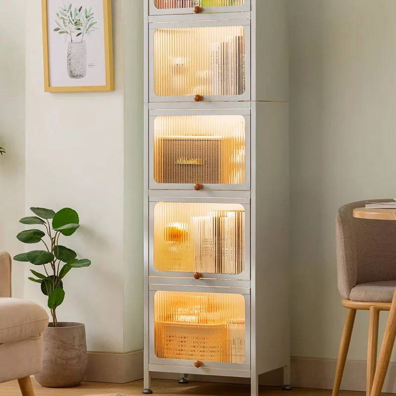 Деревянные Роскошные шкафы для гостиной органайзер хранения витрины макияжа