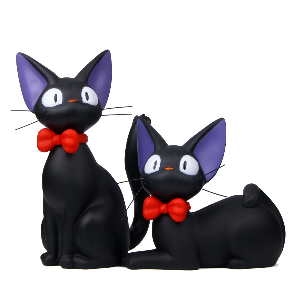 

Anime Studio Ghibli Hayao Miyazaki Kiki's Delivery Service Black Cat JiJi Piggy Bank PVC Action Figure Collection Model Toy