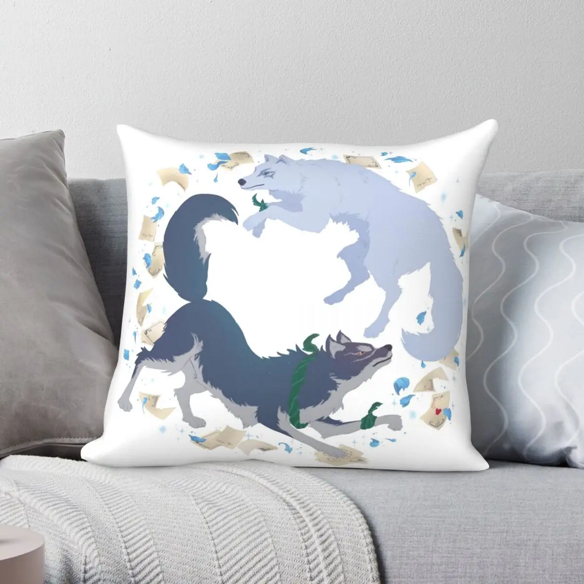 

Pryna Umbra Final Fantasy XV Square Pillowcase Polyester Linen Velvet Pattern Zip Decor Home Cushion Cover