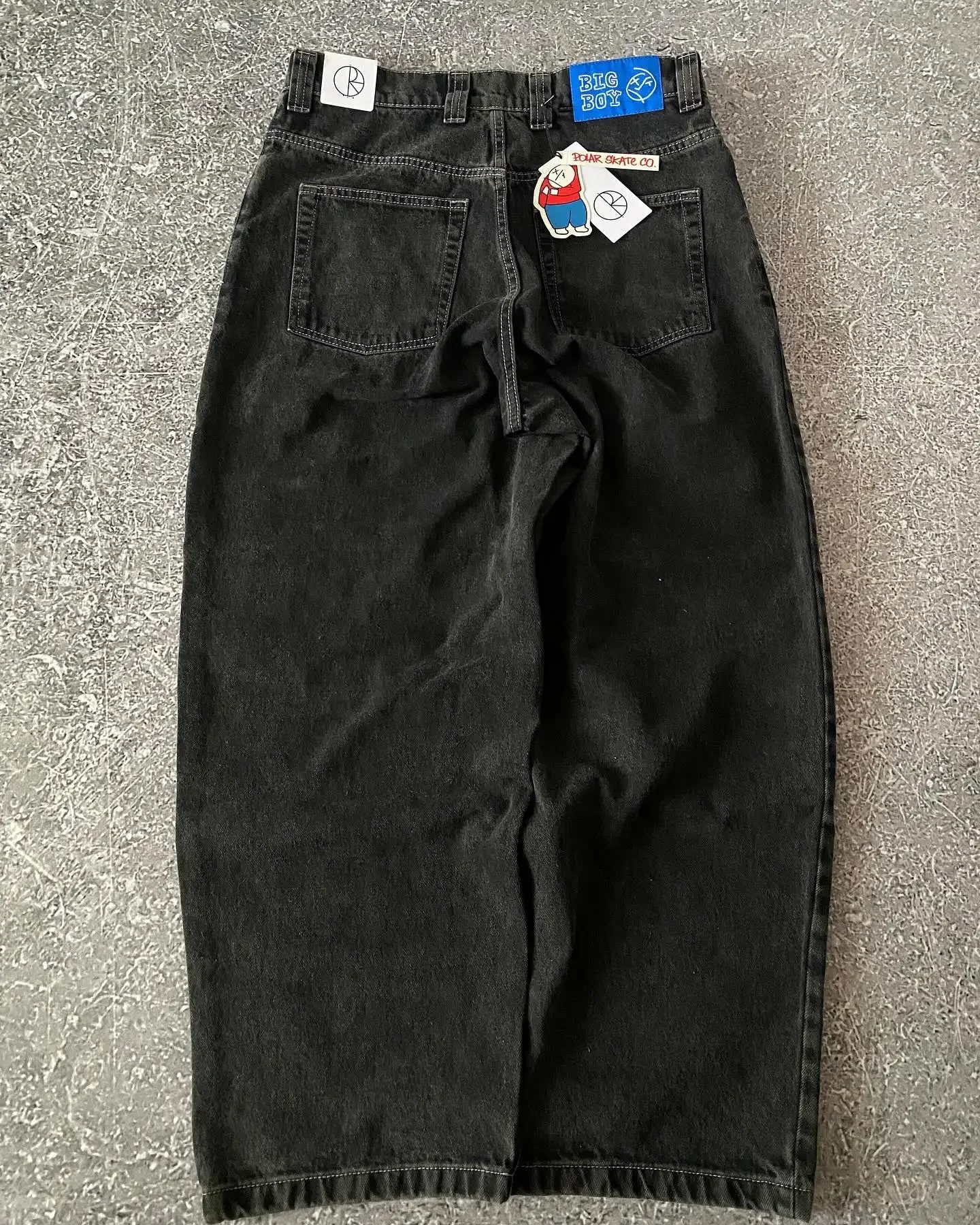 Harajuku широкие джинсы