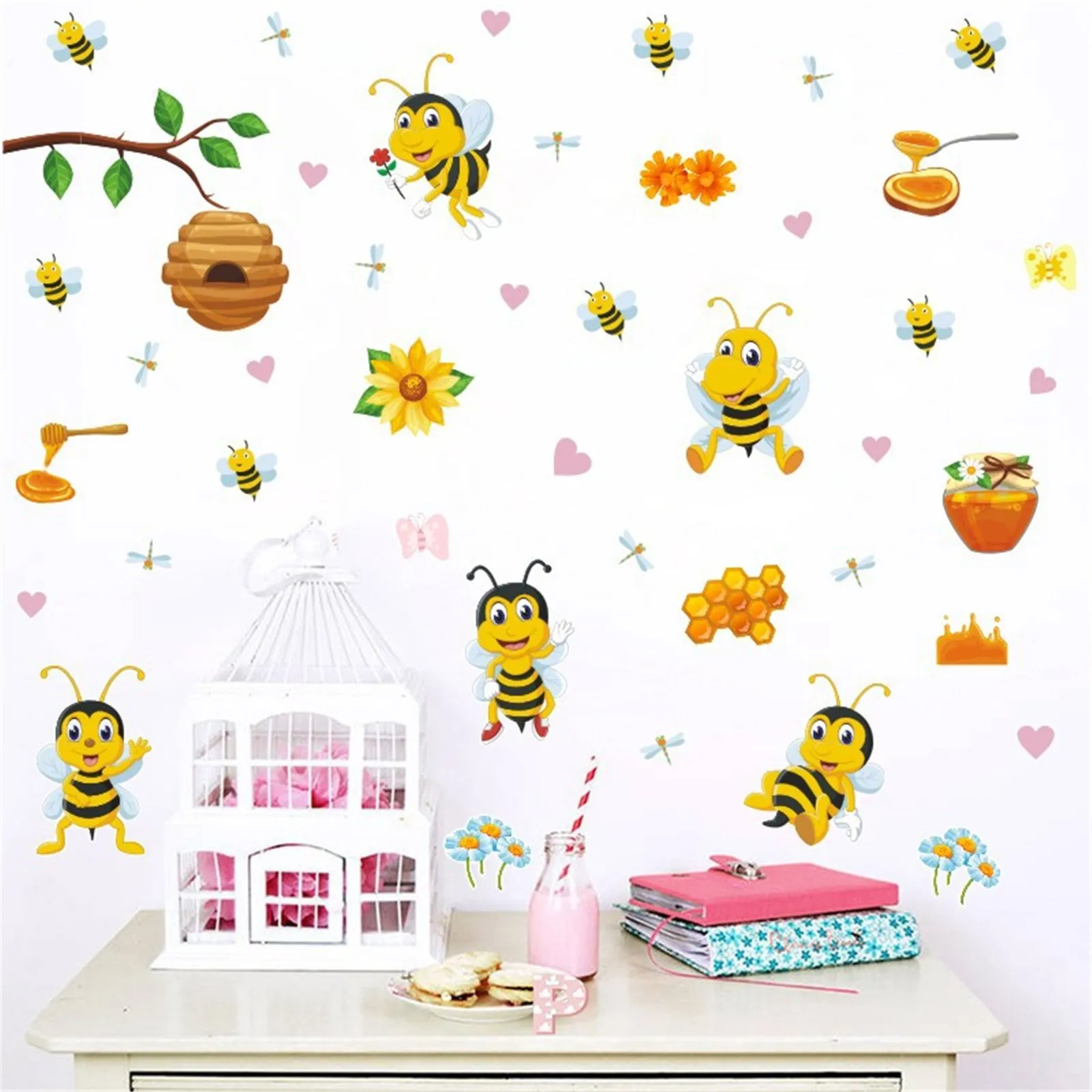 Обои для детской комнаты домашняя мультяшная самодекоративная наклейка