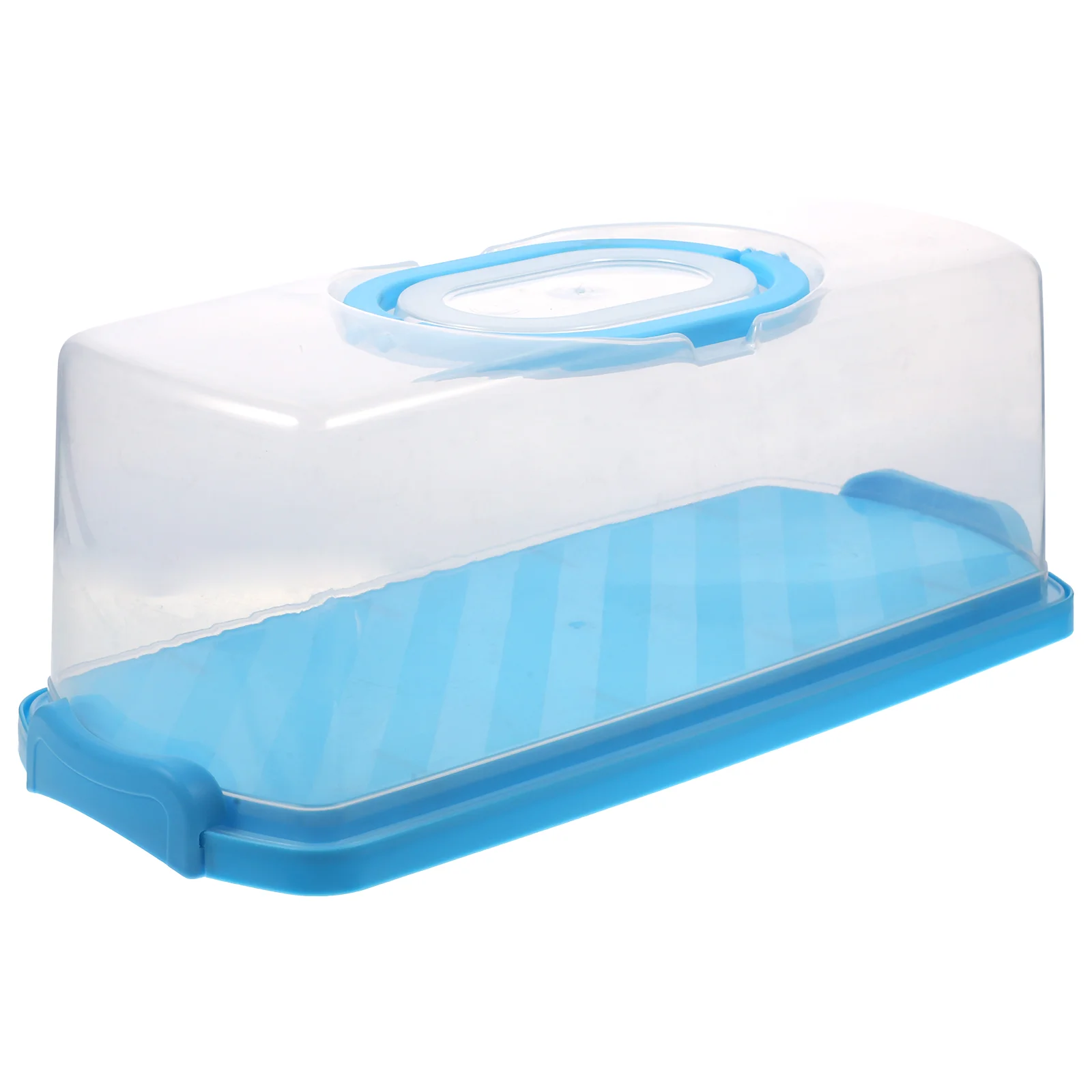 

Portable Cake Box Loaf Bread Storage Container Handle Cupcake Holder Lid Containers Lids