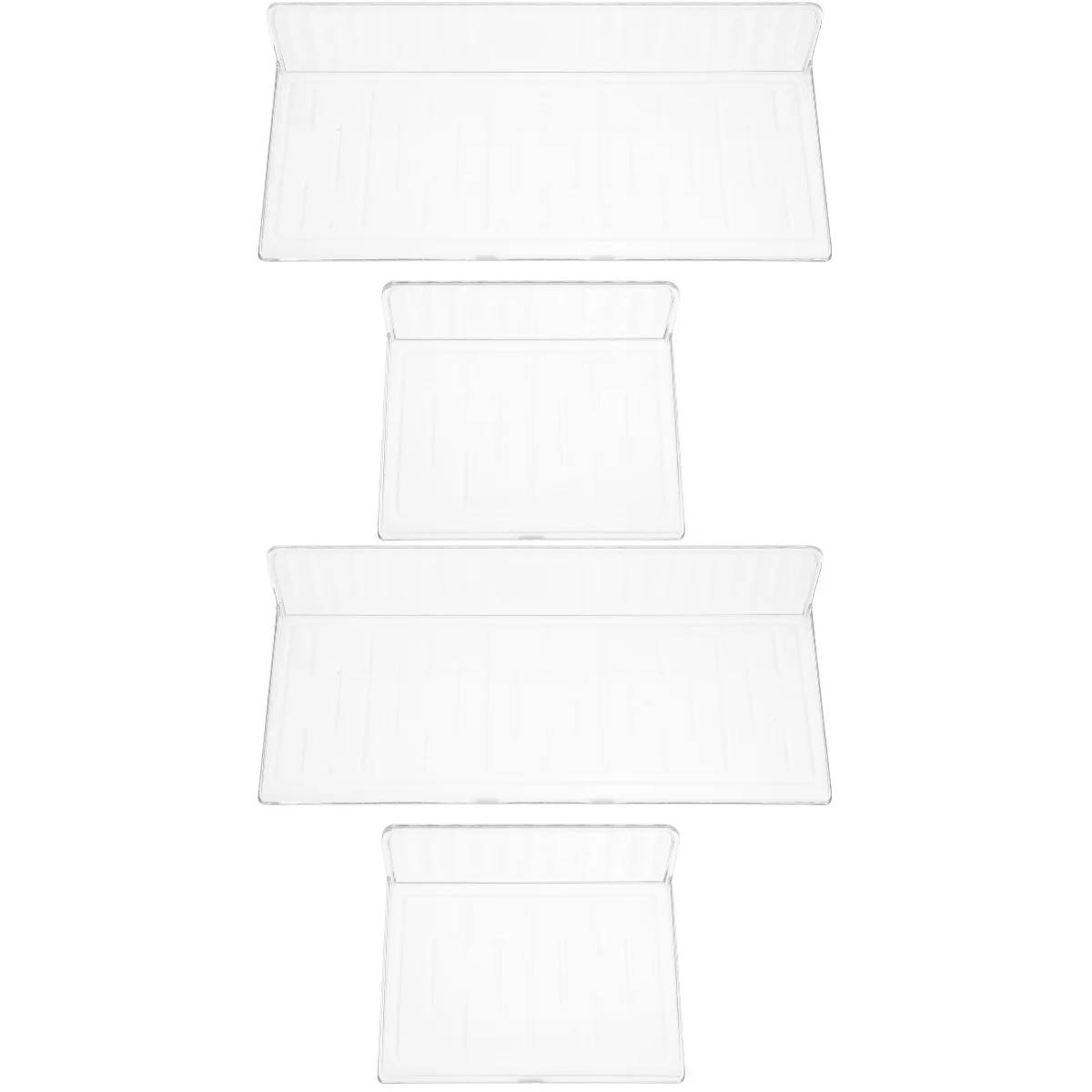 

2 Sets Wall Shelf Bathroom Organizer Floating Mounted Basin Small The Pet Decorative Shelves