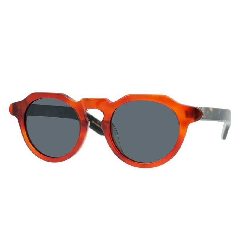 

Japanese High Quality Hand-made Red va Tortoise Thicken Acetate Sunglasses Frame Sun Glasses for Men and Women