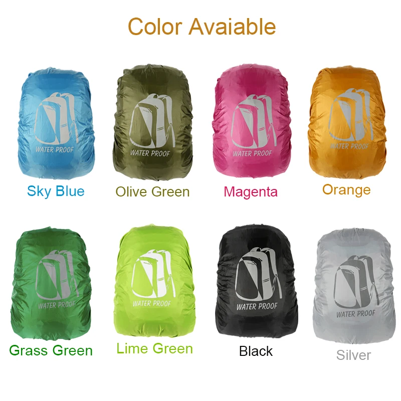 Рюкзак Водонепроницаемый светоотражающий для сумки 20-80 л камуфляжный