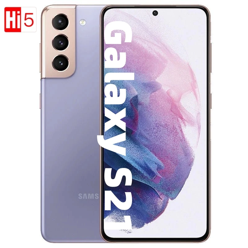 Оригинальный разблокированный сотовый телефон Samsung Galaxy S21 5G G991U G991U1 Snapdragon 888, сканер отпечатков пальцев и лица, 8 ГБ ОЗУ, 128 Гб ПЗУ