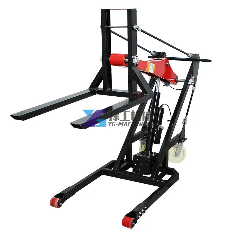 

Удобный Электрический грузоподъемный штабелер, разгрузочный вилочный погрузчик, однорычажный подъемный кран