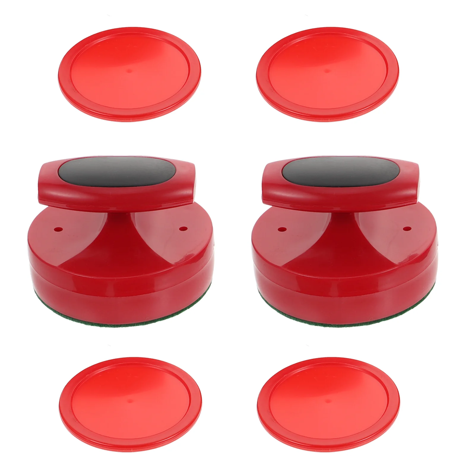 

Hockey Air Pucks Pushers Puck Red Replacement Table Game Accessories Paddle Paddles Pusherfor Ice Parts Handles Light Weight