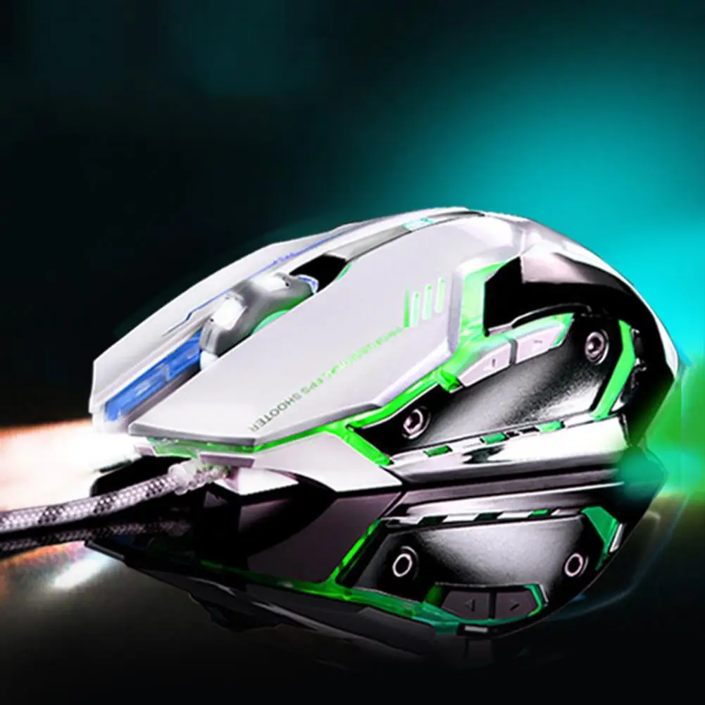

ZUOYA MMR2 Wired Mouse Ergonomics Mute/Sound 3200DPI Programmable USB Optical Game Mice for Computer