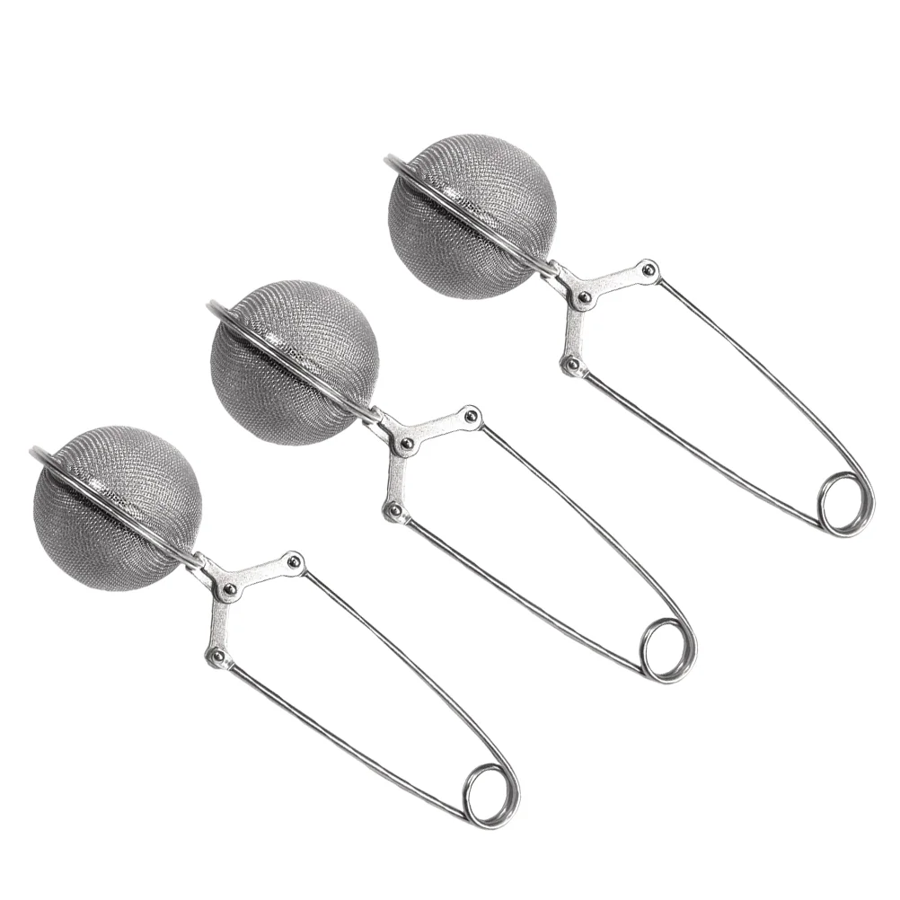 

Tea Strainerinfuser Leaf Mesh Steel Filter Steeper Loose Stainless Diffuser Snap Interval Sieve Metal Handle Herb Infusers Bar