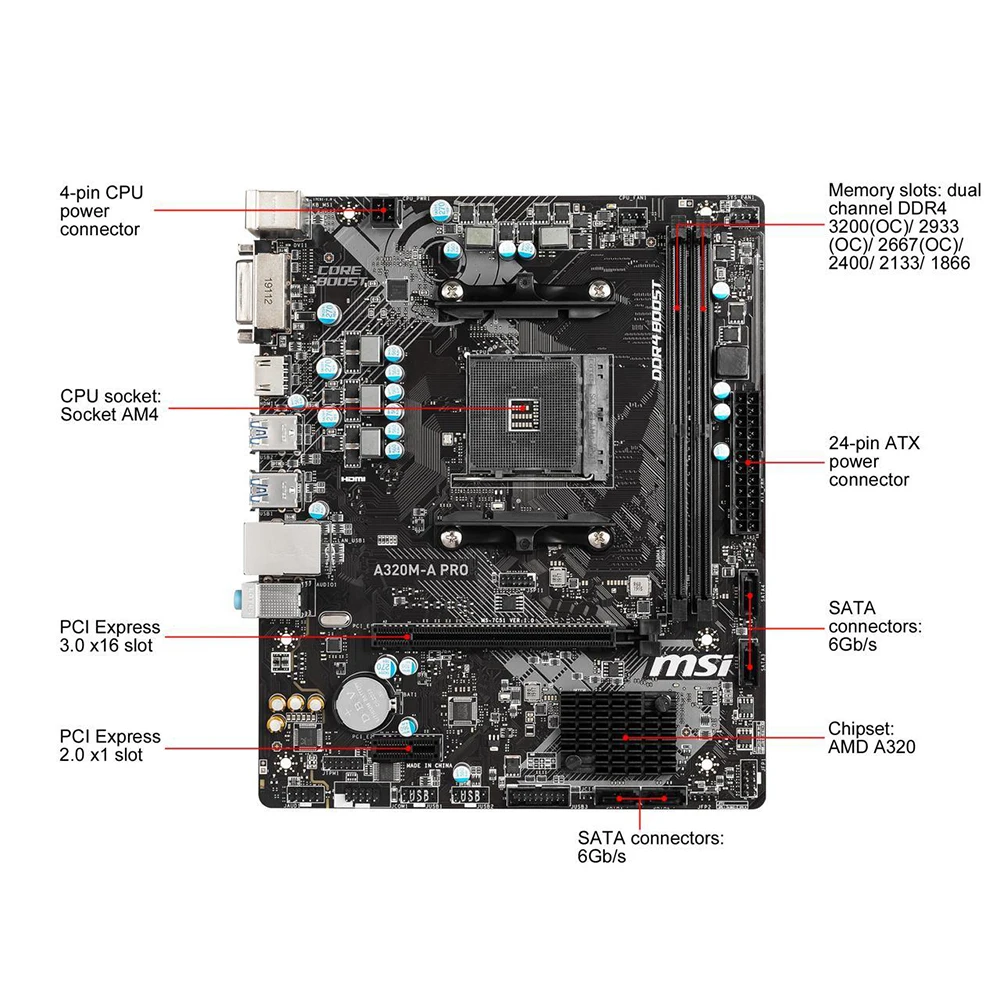 Материнская плата msi a320m-a pro. Amd a320 msi a320m-a pro. Msi a320m pro-vd plus. Msi a320m pro-vh. A320m a pro характеристики.