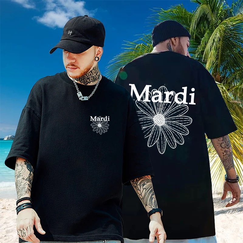 

Fashion Korean Luxury Brands T Shirts for Men Hip Hop Street Cotton Men's Clothing Young Women T-shirt Top Tee Shirt Streetwear