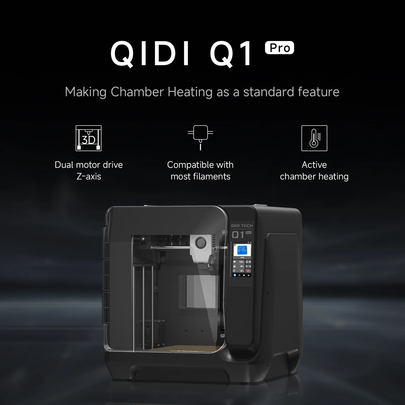 3D-принтер QIDI Q1 Pro с камерой 600 мм/с