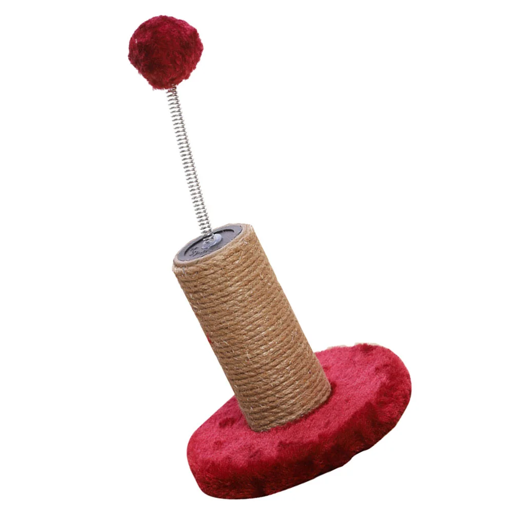 

Springs Cat Toys Funny Column Interesting Kitten Teaser Pet Accessory Interactive Sisal Pole Cats