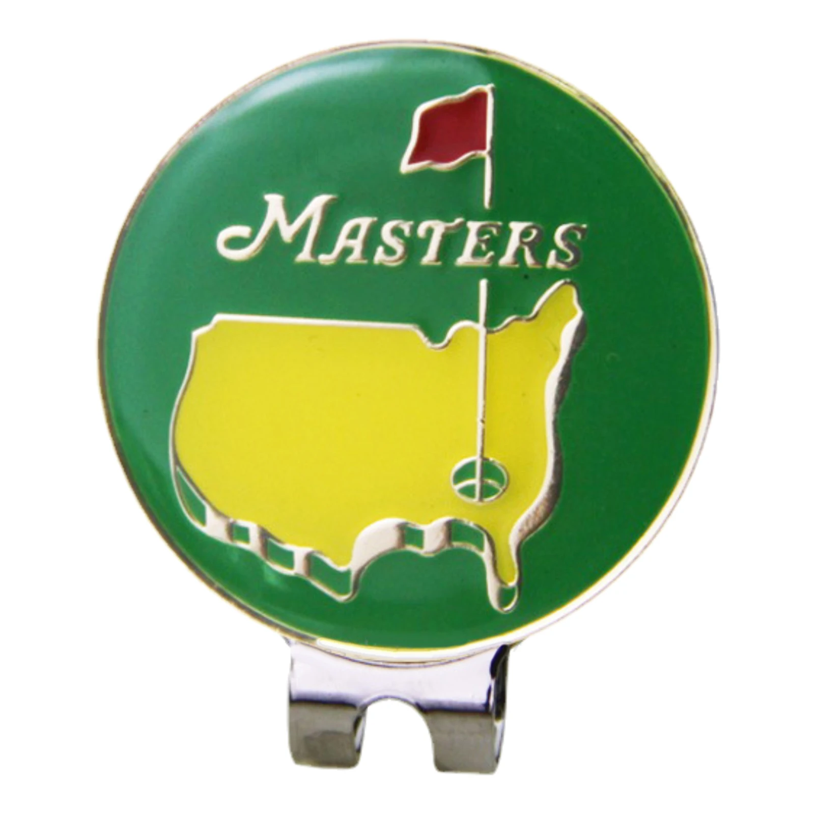 

Magnetic Golf Hat Clip With Marker Golf Ball Mark US Map White Flower Golf Marker Training Aids For Boys Girl Kids Golfer Gift