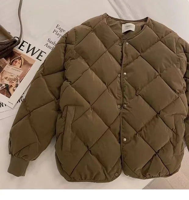 Ling Cotton-padded Jacket Women's Winter 2022 Short Cotton-padded Jacket with Parkas Coats Korean Fashion Clothes for Women