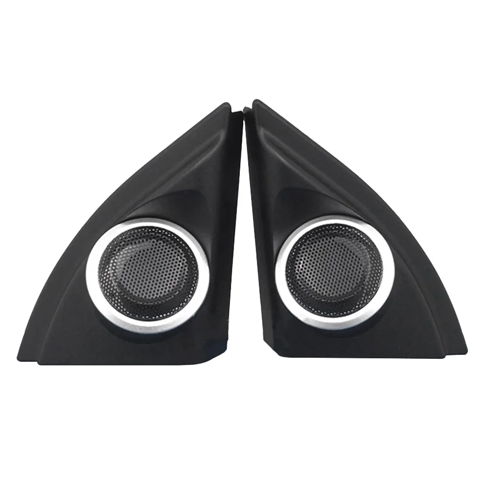 

Car Door Panel Audio Horn Cover Tweeter Triple-Cornered Speaker Loudspeaker Cover Trim for Toyota Vios Yaris 2013-2019