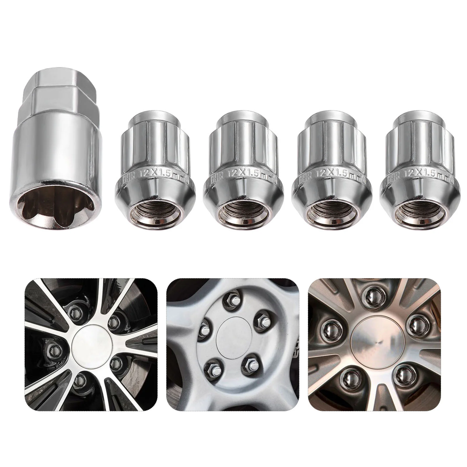 

Wheel Nut Lock Nuts Lug Locks Anti Car Acorn End Kit Replacement Style Open Conical Lugnuts Hex Tapered Closed Bulge Cone Parts