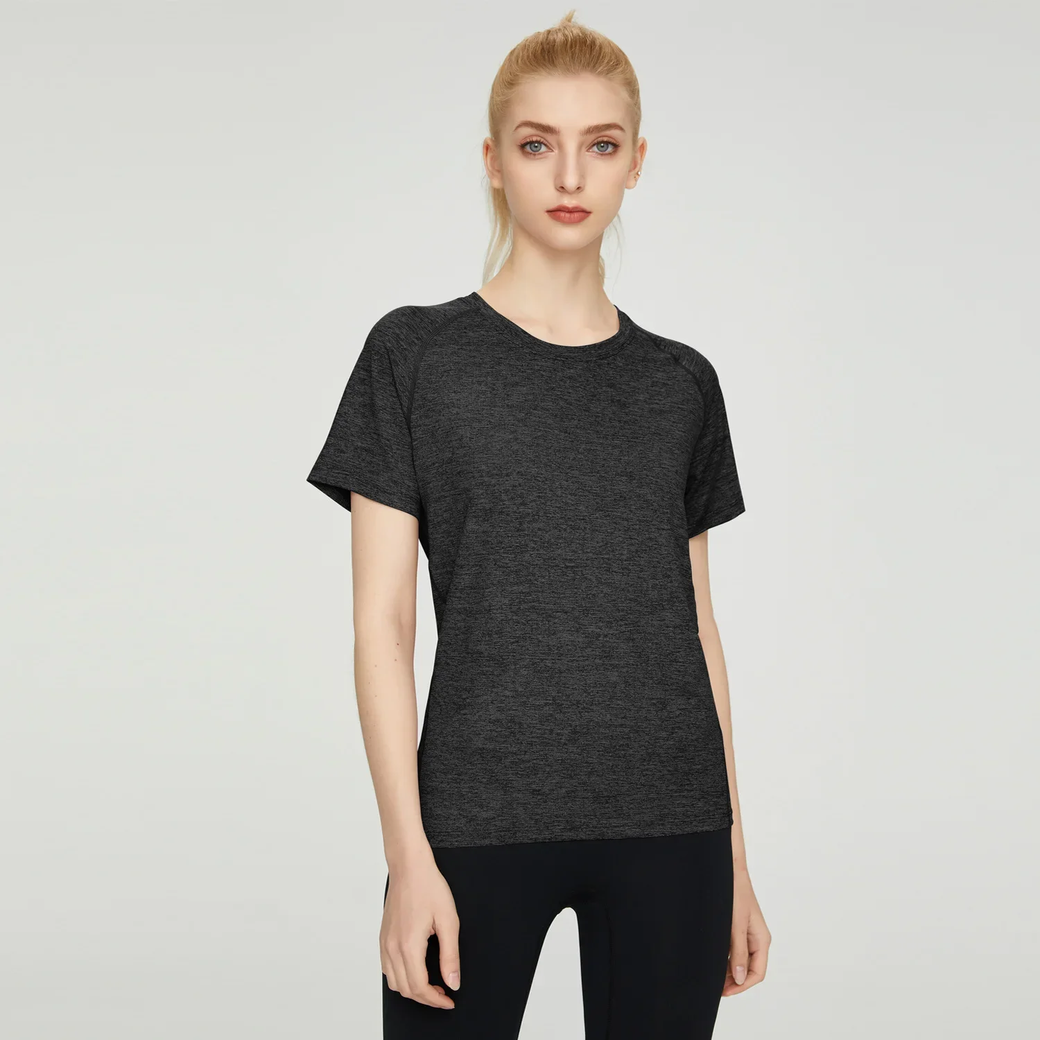 WANAYOU Катионные женские футболки для йоги быстросохнущие спортивные топы