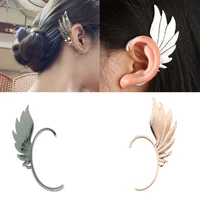 wedding jewelry accessory feather wings gift man woman earrings ear clip ear cuff fairy chain