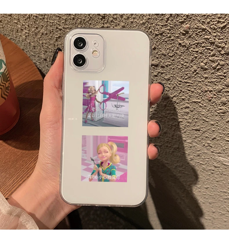 60 шт./компл. Барби Экспресс эмоции пакет аниме наклейки декоративный блокнот