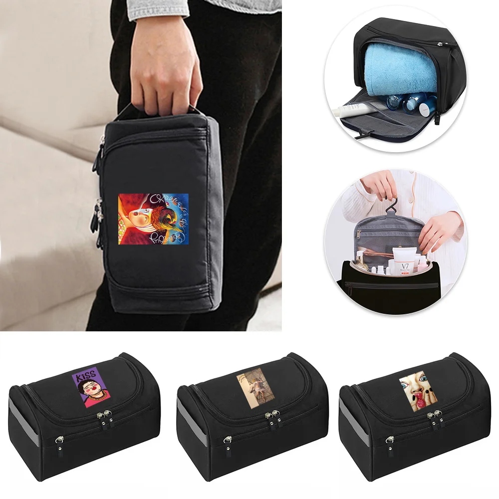 

Unisex Travel Cosmetic Bag Makeup Beauty Case Make Up Organizer Toiletry Bags Kits Storage Tote Hanging Wash Pouch Funny Series