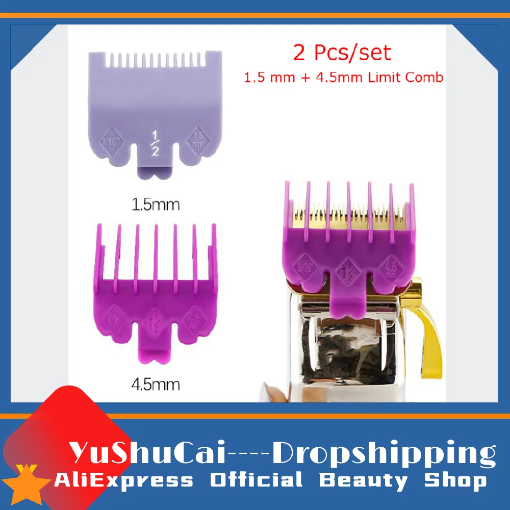 2 Pcs/Set Hair Clipper Guide Limit Comb Electric Trimmer Head Shaver Comb For WAHL
