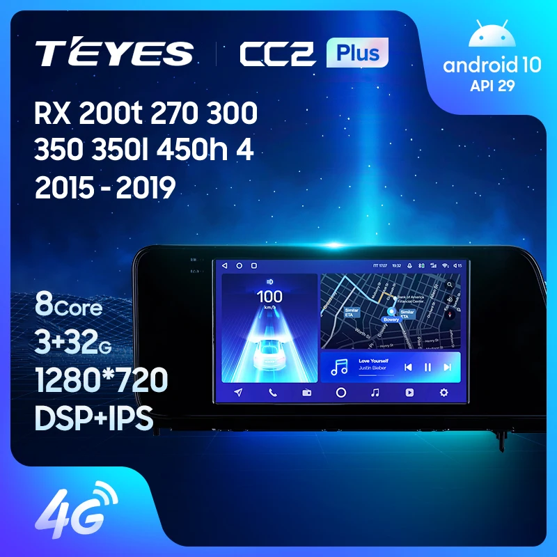 TEYES Тиайс CC2L и CC2 Plus Штатная магнитола For Лексус РХ 200t PX270 ...