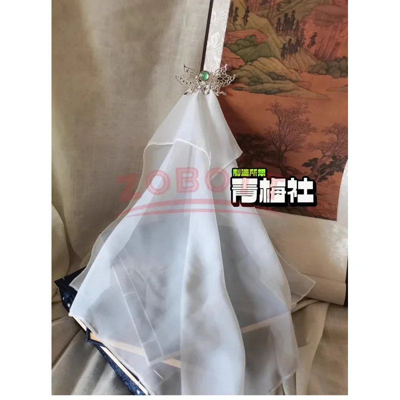 Фото Официальные предложения CyHeaven Blessing Shi Qingxuan, реквизит для косплея Lord Wind Master Shiqingxuan, женские головные уборы, вуаль Hallowmas Tian Guan Ci Fu №1