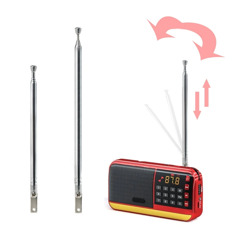 

Telescopic Aerial Antenna Universal 5/7 Section TV Radio Antenna Receiver Telescopic Aerial Antenna Replacement