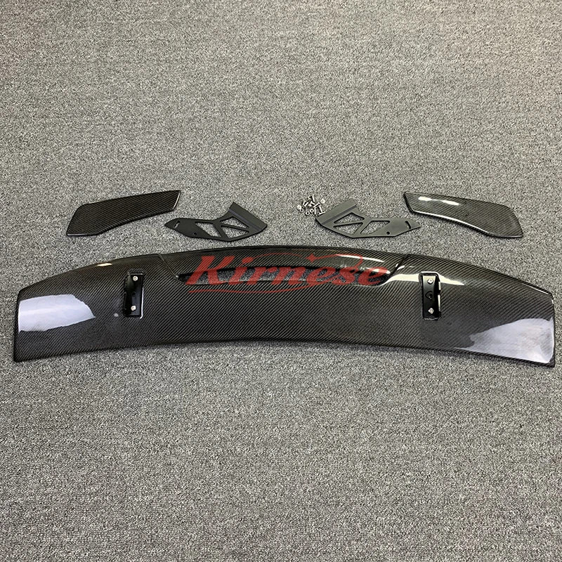 Автомобильный Стайлинг из углеродного волокна модифицированный задний спойлер