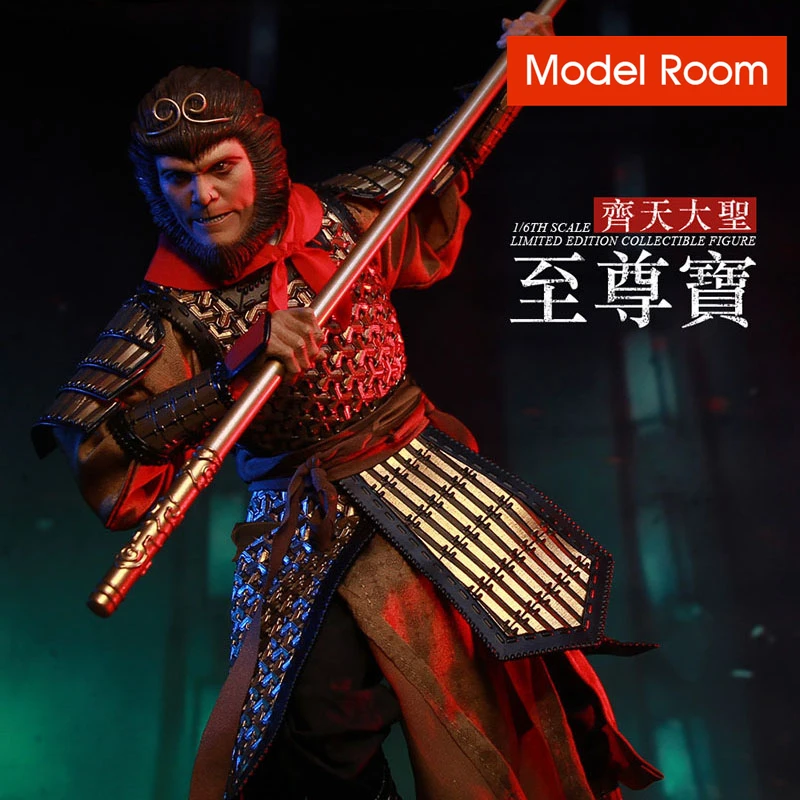 

INFLAMES LT-001 1/6 1/6 Chinese Odyssey ZhiZunbao Figure Model 12'' Monkey King Soldier Action Doll Full Set Collectible Toy