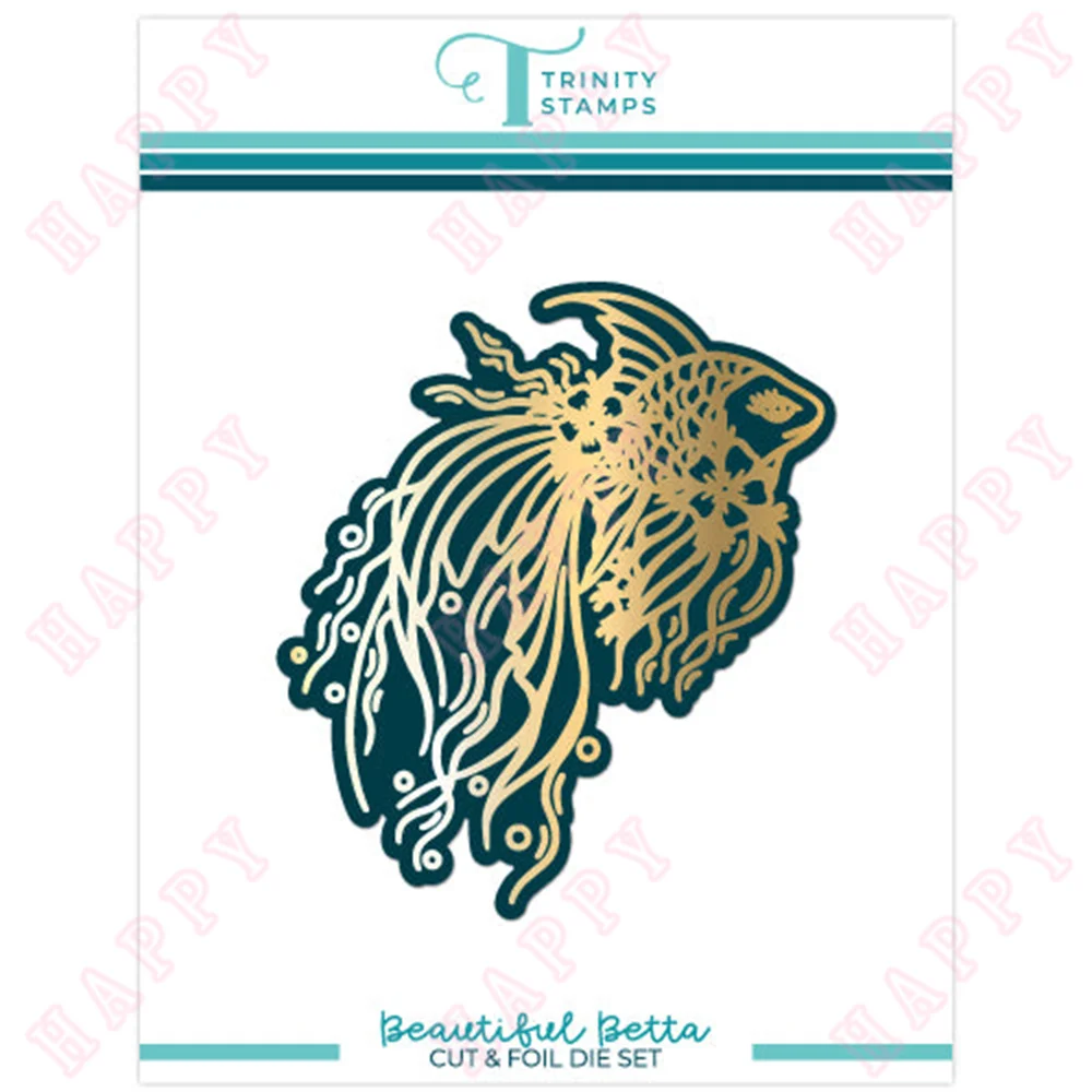 

Beautiful Betta Foil Cut Die Set Scrapbook Diary Diy Decoration Photo Frame Make Template Paper Craft Greet Card Mould 2022 New
