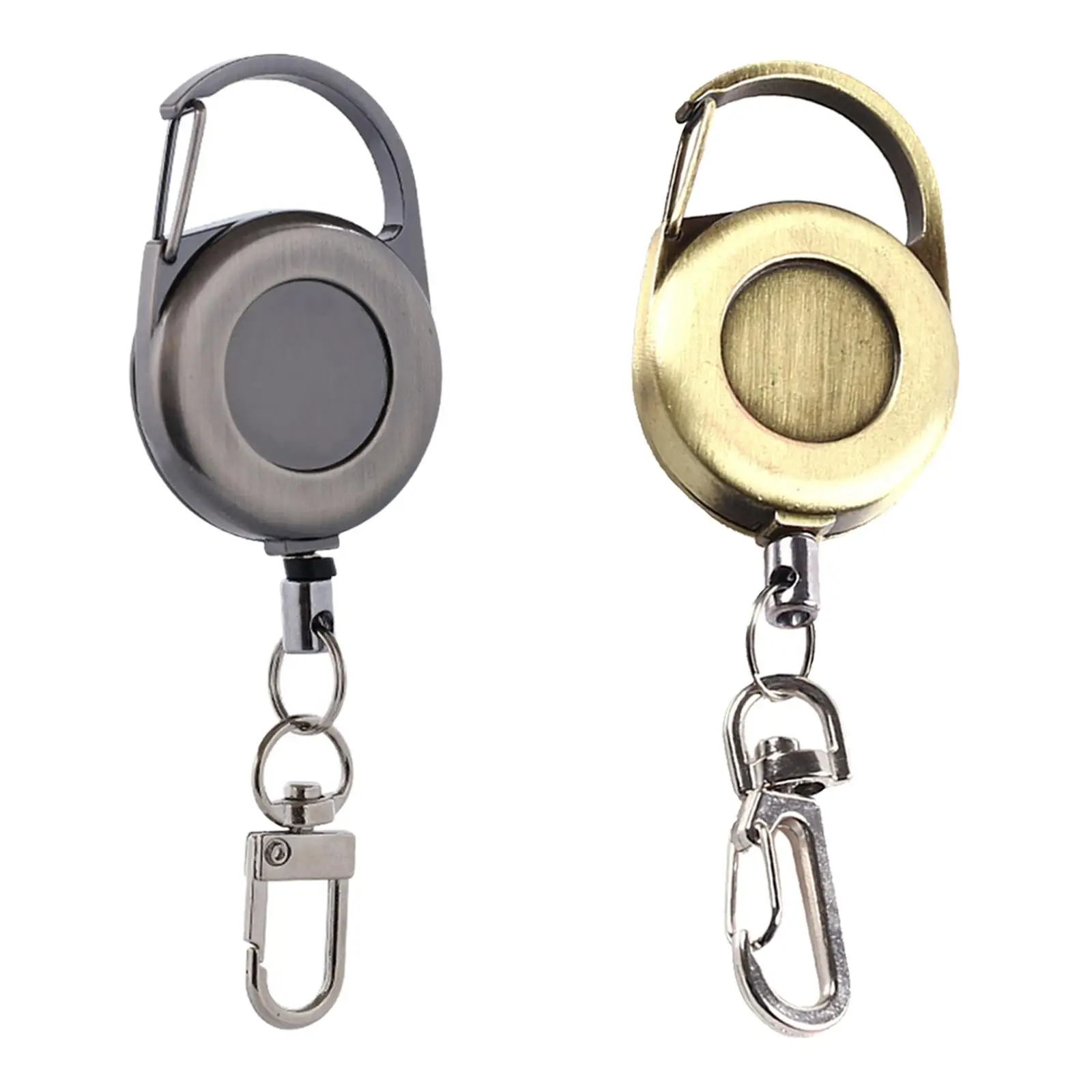 

Retractable Keychain Heavy Duty Carabiner Lightweight Multifunctional Key Chain Reel Clip Clip Key for Hiking Climbing
