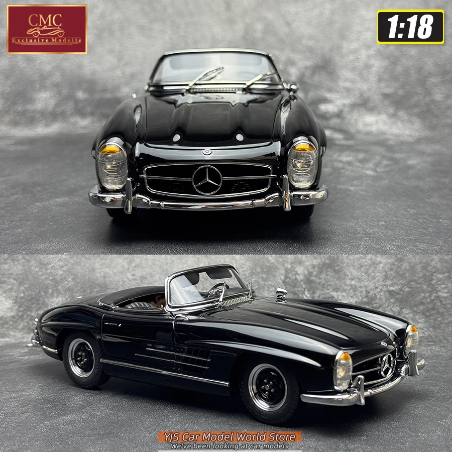 Фото ЭКСКЛЮЗИВНАЯ МОДЕЛЬ CMC 1/18 MB 300 SL W198 кабриолет. Модель классического автомобиля. Коллекция. Металлический материал. №2