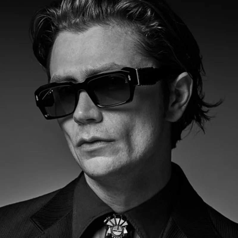 

Brand Designer Vintage Square Sunglasses Man Retro Small Frame Sun Glasses Male Fashion Gradient Driving Gafas De Sol