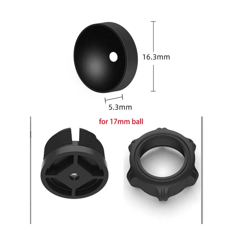 

Аксессуары для шаровой головки 17 мм, держатель телефона для автомобиля, детали основного корпуса, заднего сиденья, защелкивающиеся зажимные гайки, резьбовые детали