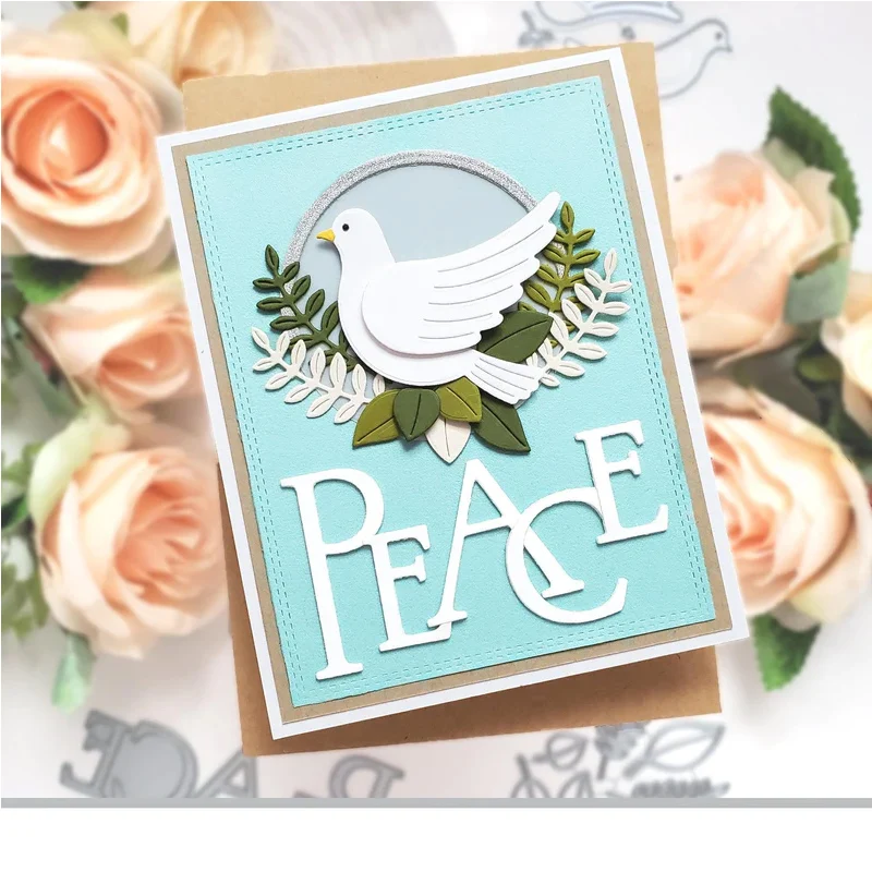 Рождественская елка наклейки с сюрпризом друзья со снегом ГОЛУБИ МИРА зелень