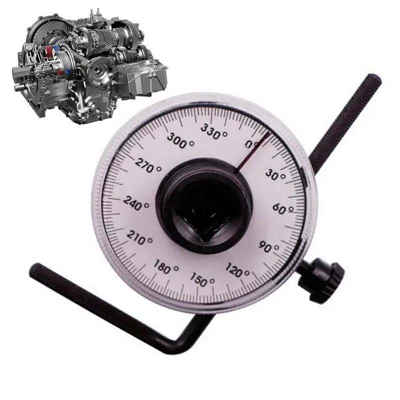 

Drive Torque Angle Gauge 360 Degree Adjustable Torque Angular Gauge Professional Measure Tool With Wrench Car Gauge Tool